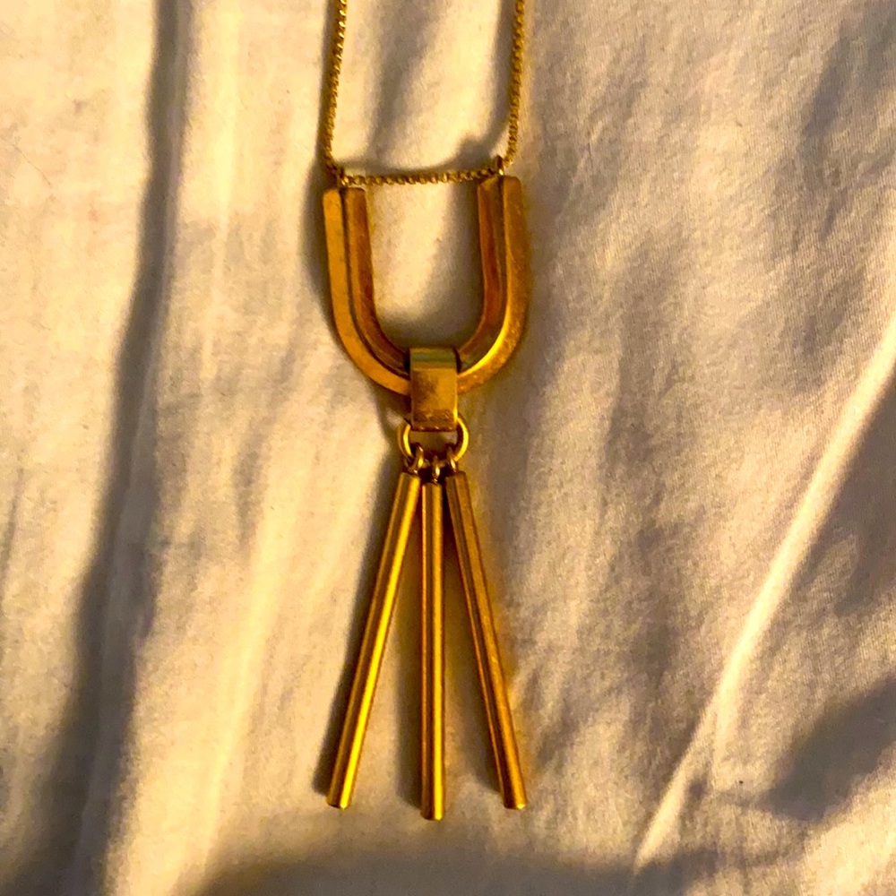 Long madewell statement necklace!